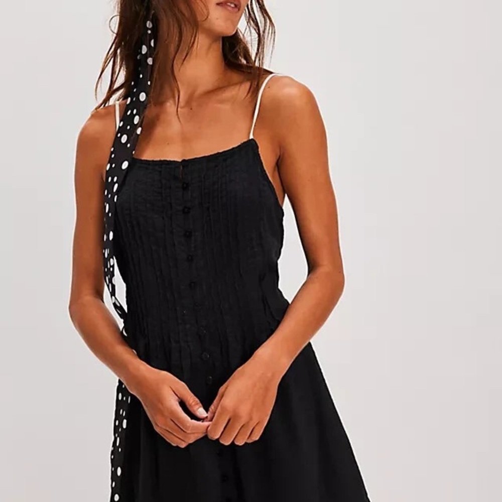 Free people tunic Black Sleeveless Dress